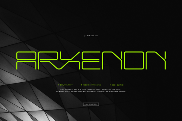 Arxenon Font Review for Modern Makers