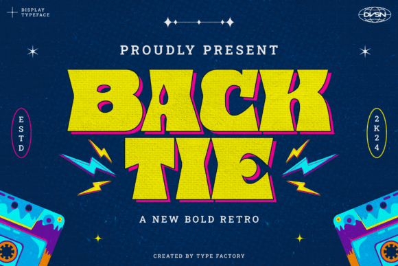 Backtie: A Retro Typeface for Modern Editorial Design