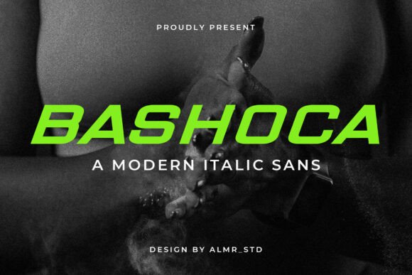 Bashoca: A Modern Sporty Typeface for Makers