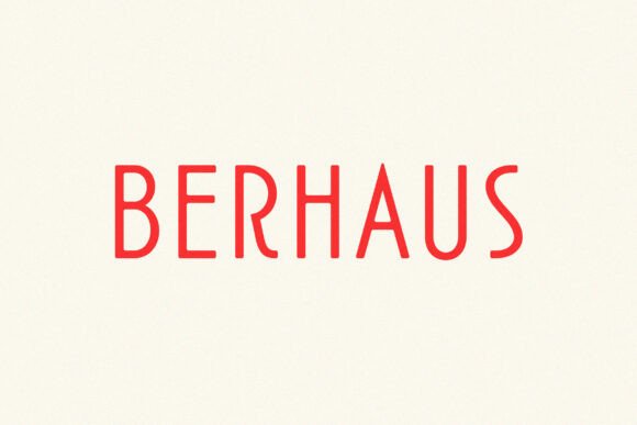 Berhaus: The Vintage Condensed Typeface for Bold Campaigns