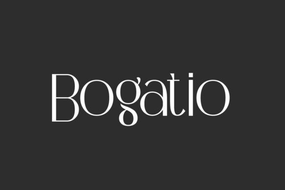 Bogatio Typeface for High-Impact Campaigns