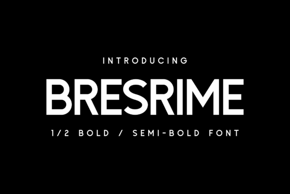 Bresrime: The Chic Serif Font for Bold Branding