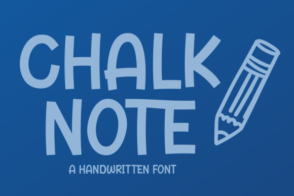 Chalk Note Font for Playful Web Design