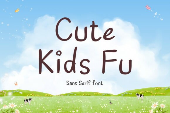 Cute Kids Fu: The Playful Typeface for Bold Branding