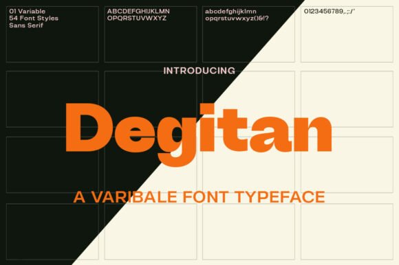 Degitan Typeface Review for Modern Makers