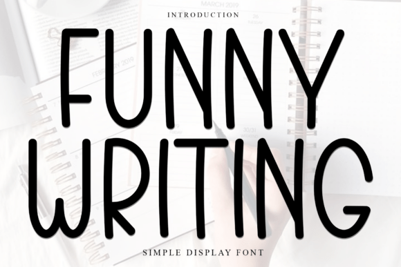 Funny Writing: A Soft Sans Serif for Makers