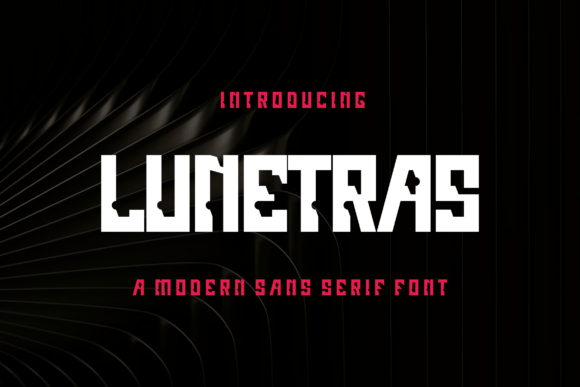 Lunetras Typeface: Bold Branding for Modern Logos