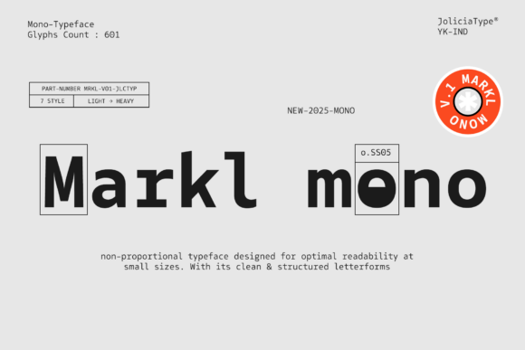 Markl Mono: The Precision Sans Serif for Modern Design