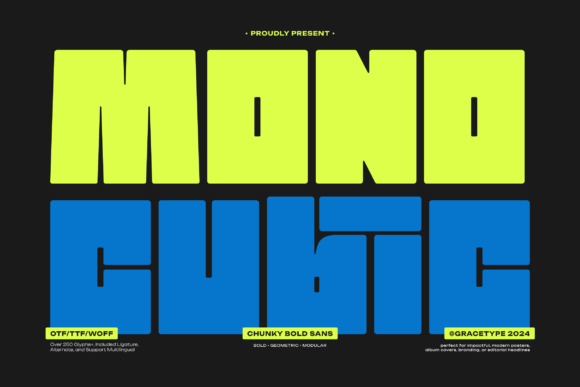 Mono Cubic: The Bold Typeface for Modern Brands