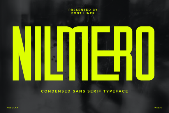 Nilmero Font: Modern Condensed Sans for Crafters