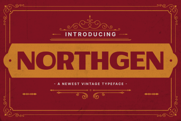 Northgen: A Vintage Sans Serif Typeface for Modern Brands