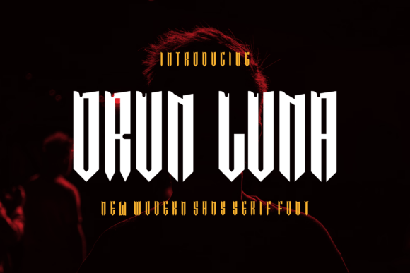 Orun Luna Font: Bold Modern Typography for Makers