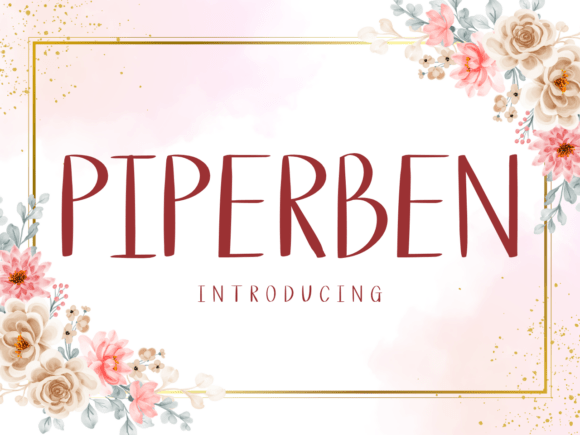 Piperben: A Warm Handwritten Font for Editorial Design