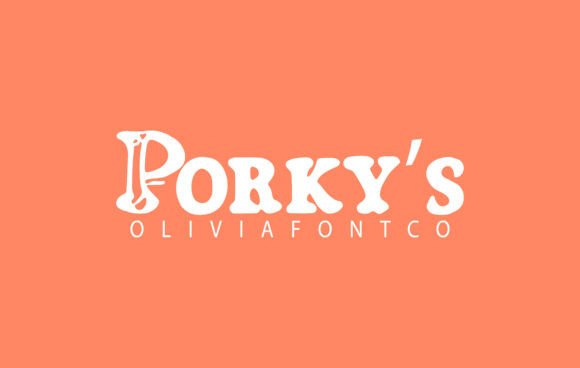Porky s Typeface for Playful Branding