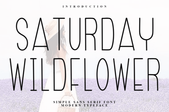 Saturday Wildflower: A Soft Sans Serif Typeface