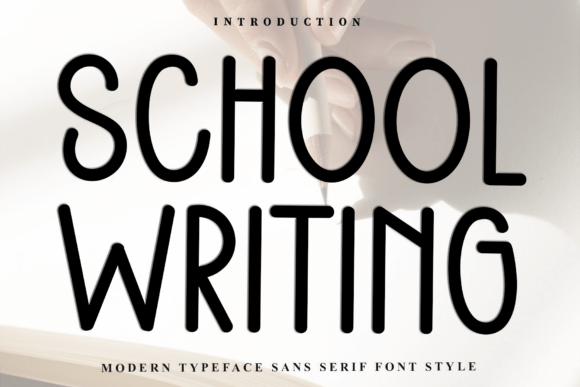 School Writing: A Soft Sans Serif for Digital Design