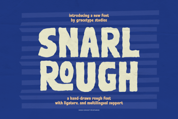 Snarl Rough: A Bold Hand-Drawn Typeface for Campaigns