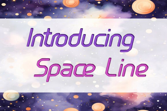 Space Line Font for Modern Web Design