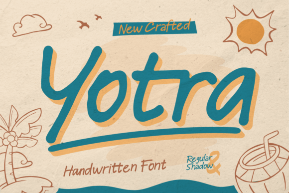 Yotra: A Playful Handwritten Font for Crafters