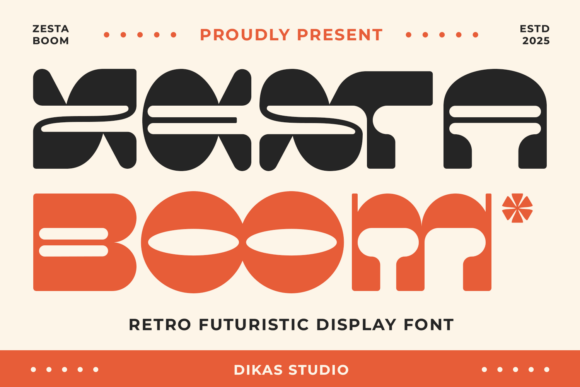 Zetsaboom: A Bold Retro Typeface for Modern Web Design