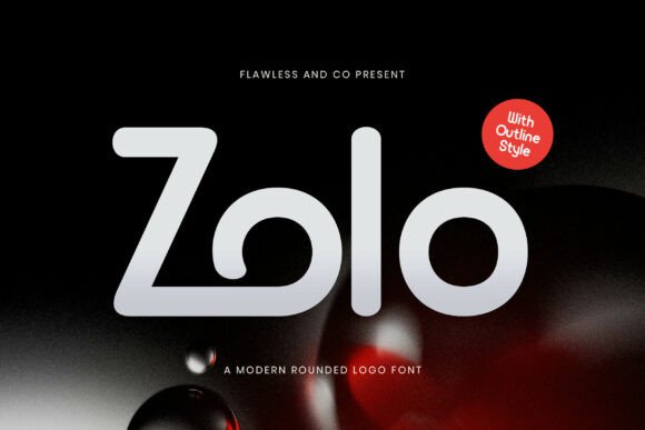 Zolo Typeface: Minimal Rounded Fonts for Branding